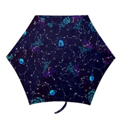 Realistic Night Sky Poster With Constellations Mini Folding Umbrellas by Ket1n9