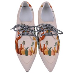 Drawing Botanical Pointed Oxford Shoes by Perong