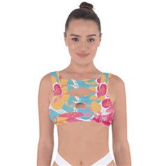 Background Abstract Bandaged Up Bikini Top by Salmanaz77