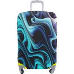Nature Water Wave Architecture Luggage Cover (large) by Salmanaz77