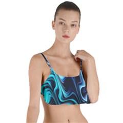 Nature Water Wave Architecture Layered Top Bikini Top  by Salmanaz77