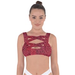 Drops Water Drops Trypophobia Bandaged Up Bikini Top by Salmanaz77