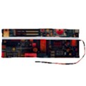 Tech Technology Pattern Roll Up Canvas Pencil Holder (M) View2