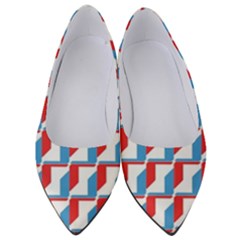Fabric Geometric Pattern Background Women s Low Heels by Salmanaz77