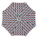 Fabric Geometric Pattern Background Automatic Folding Umbrella with Case (Medium) View1