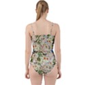 Textile Fabric Tropical Cut Out Top Tankini Set View2