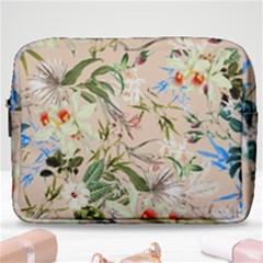 Textile Fabric Tropical Make Up Pouch (large) by Paksenen