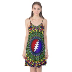 Grateful Dead Bear Pattern Camis Nightgown  by Maspions
