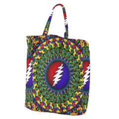 Grateful Dead Bear Pattern Giant Grocery Tote by Maspions