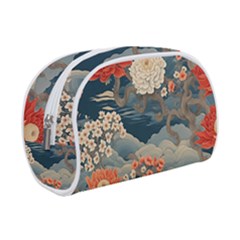 Seamless Pattern Chinoiserie Flowers Make Up Case (small) by Paksenen
