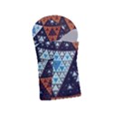 Fractal Triangle Geometric Abstract Pattern Adjustable Balaclava Face Mask View3