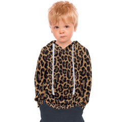 Tiger Skin Art Pattern Kids  Overhead Hoodie by Ket1n9