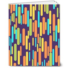 Illustration Abstract Line 8  X 10  Softcover Notebook by anzea