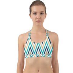 Zigzag01 Back Web Sports Bra by XEENIQUE