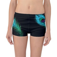 Shree Krishna, Feather, Lord, Rainbows Reversible Boyleg Bikini Bottoms by kyorashop23