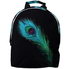 Shree Krishna, Feather, Lord, Rainbows Mini Full Print Backpack by kyorashop23