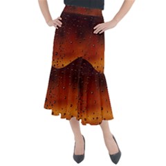Water Drops, Lui, Amazing Midi Mermaid Skirt by kyorashop23