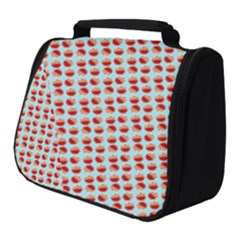 Kawaii Jam Pattern Aqua Full Print Travel Pouch (small) by snowwhitegirl
