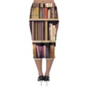 Books Bookshelves Office Fantasy Background Artwork Book Cover Apothecary Book Nook Literature Libra Midi Pencil Skirt View2