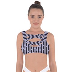 Texture, Stripes, Pattern Bandaged Up Bikini Top by kyorashop23