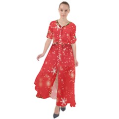 Christmas Ornament Waist Tie Boho Maxi Dress by Salmanaz77