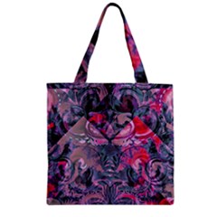 Alien Architecture Ii Zipper Grocery Tote Bag by MRNStudios
