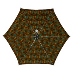 Blue Bloom Bouquet Automatic Folding Umbrella With Case (small) by GeekLover