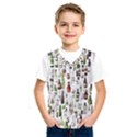 Bottle Chic Print Patterns Kids  Basketball Tank Top View1