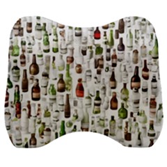 Bottle Chic Print Patterns Velour Head Support Cushion by BellaVistaTshirt02