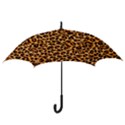 Giraffe Texture, Close-up, Giraffe Skin Texture Hook Handle Umbrellas (Large) View3