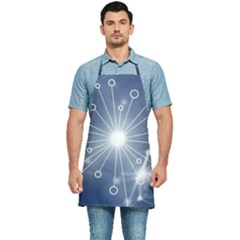 Network Technology Connection Kitchen Apron by anzea