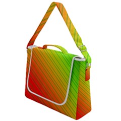 Orange Green Gradient Hunter Box Up Messenger Bag by Dutashop