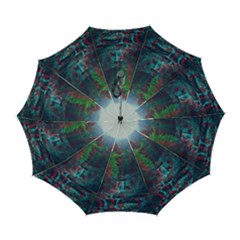 Foroest Nature Trippy Automatic Folding Umbrella With Case (large) by Bedest