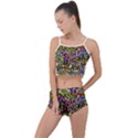 Graffiti Word Seamless Pattern Summer Cropped Co-Ord Set View1