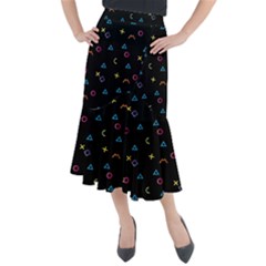 Kids , Kids , Background, Doodle Midi Mermaid Skirt by kyorashop23