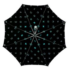 Noice, Dark, Gamer, Games, Gaming, Logo Automatic Folding Umbrella With Case (medium) by kyorashop23