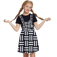 Frets Mosaic Pattern Geometric Kids  Apron Dress by Bedest