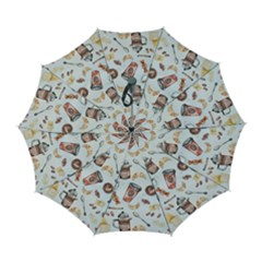 Coffee Mania Caffeine Automatic Folding Umbrella With Case (large) by Bedest
