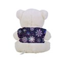 Shiny Winter Snowflake Abstract Christmas Cold Crystal December Full Print Cuddly Teddy Bear View2