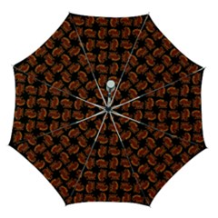 Fantasy Skeleton Dragon Hand Drawn Motif Seamless Pattern Bk Automatic Folding Umbrella With Case (medium) by dflcprintsclothing