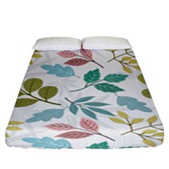 Leaf Pattern  Fitted Sheet (king Size) by Safari