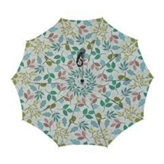 Leaf Seamless Pattern  Automatic Folding Umbrella With Case (large) by Safari