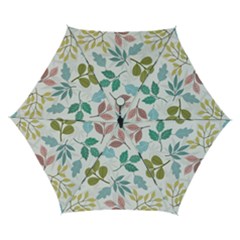Leaf Seamless Pattern  Automatic Folding Umbrella With Case (small) by Safari