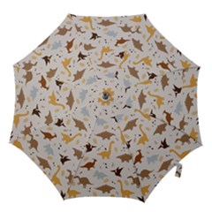 Seamless Dino Pattern Hook Handle Umbrellas (small) by Safari