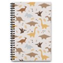 Seamless Dino Pattern 5.5  x 8.5  Notebook View1