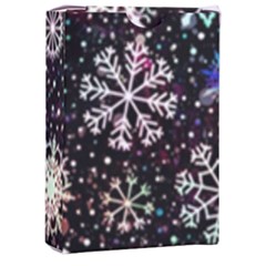 Shiny Winter Snowflake Abstract Christmas Cold Crystal December Playing Cards Single Design (rectangle) With Custom Box by Bedest