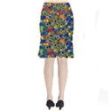 Circles, Colorful Short Mermaid Skirt View2
