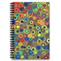 Circles, Colorful 5.5  x 8.5  Notebook View1