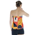 Abstract Pattern Design Strapless Top View2