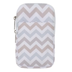 Colored Zigzag Seamless Patterns Waist Pouch (small) by Bedest